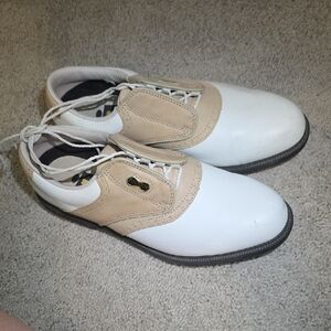 FootJoy White and Tan Oxfords